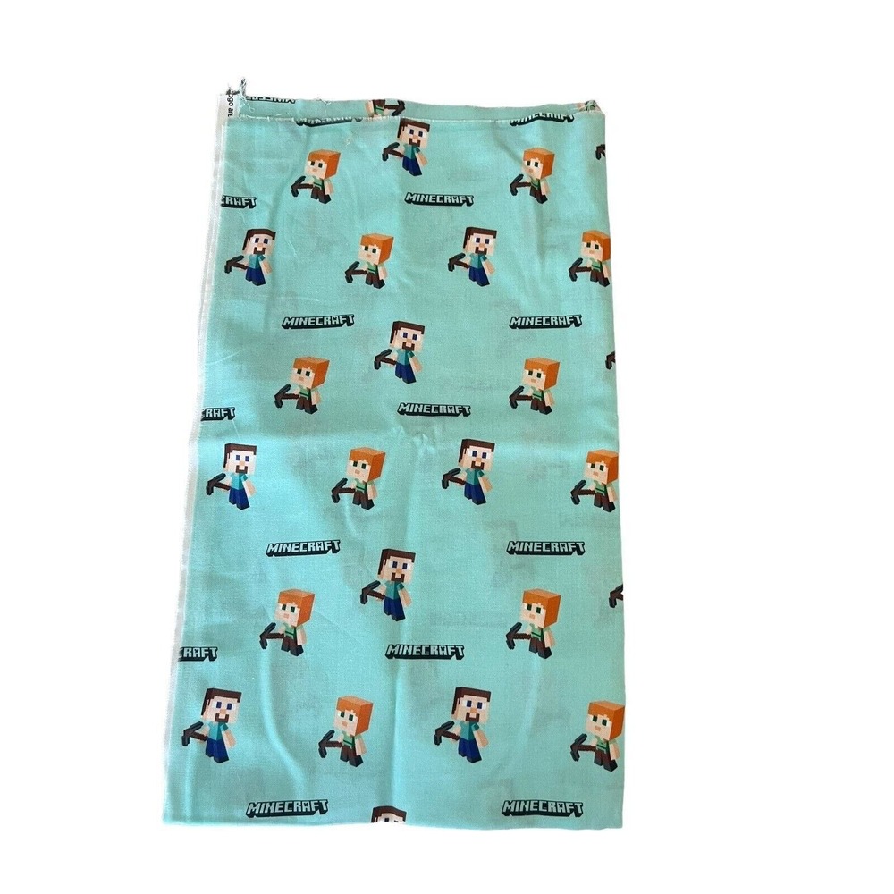 MINECRAFT Gamer Steve Alex print FABRIC 100% COTTON 1 YARD NEW